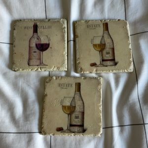 🍷Wine Coaster Set